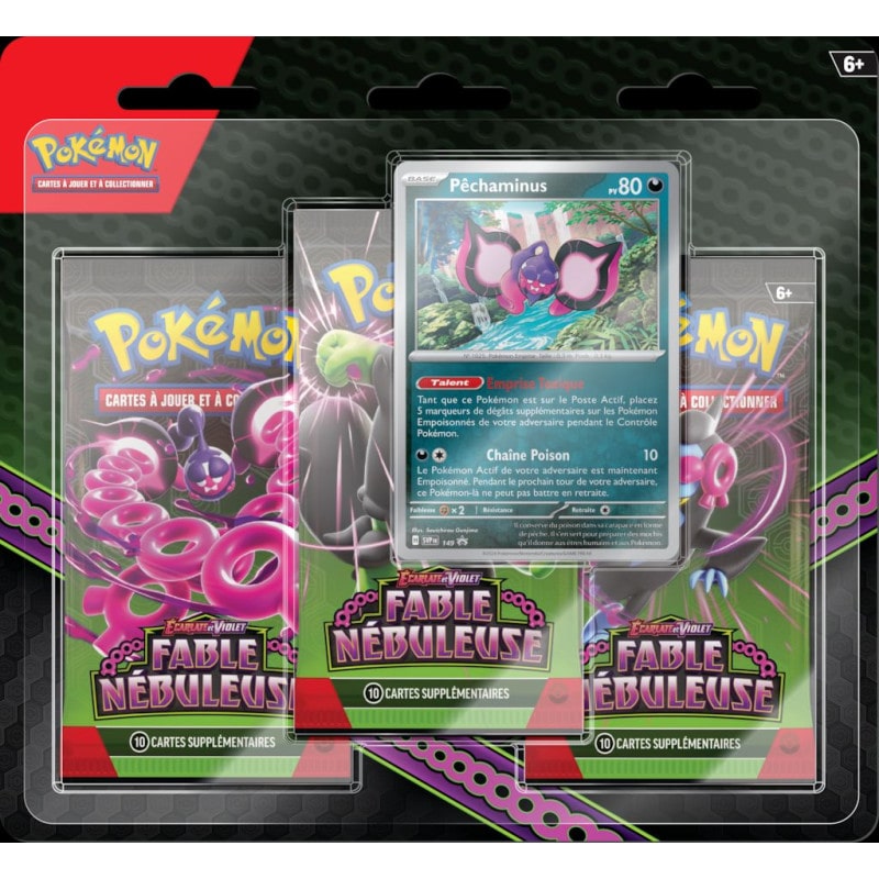 Pack 3 Boosters Péchaminus EV6.5