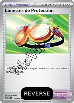 Carte Pokémon Lunettes de Protection Reverse n°164 de la série 151