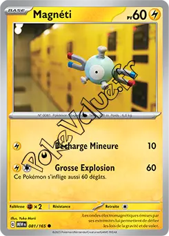 Carte Pokémon Magnéti n°081 de la série 151