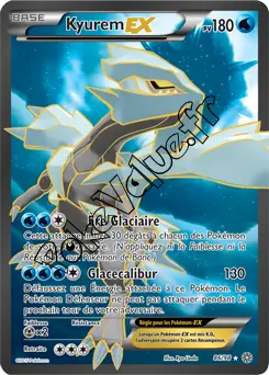 Carte Pokémon Kyurem EX  n°86 de la série Origines Antiques