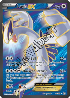 Carte Pokémon Lugia EX  n°94 de la série Origines Antiques
