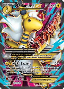 Carte Pokémon MPharamp EX  n°88 de la série Origines Antiques