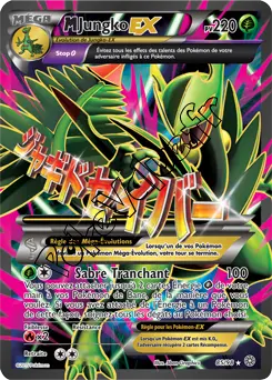 Carte Pokémon MSceptile EX  n°85 de la série Origines Antiques