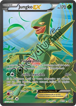 Carte Pokémon Sceptile EX  n°84 de la série Origines Antiques