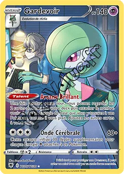 Carte Pokémon Gardevoir  n°TG05 de la série Astres Radieux