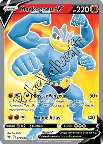 Carte Pokémon Mackogneur V n°171 de la série Astres Radieux