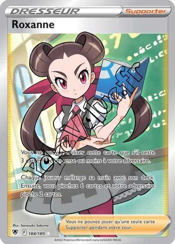Carte Pokémon Roxanne n°188 de la série Astres Radieux