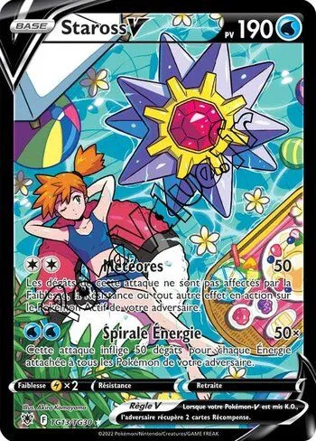 Carte Pokémon Staross V  n°TG13 de la série Astres Radieux