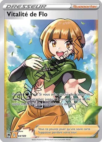 Carte Pokémon Vitalité de Flo n°184 de la série Astres Radieux