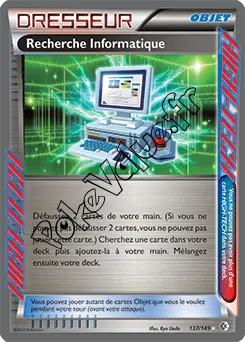 Carte Pokémon Recherche Informatique n°137 de la série Frontières Franchies