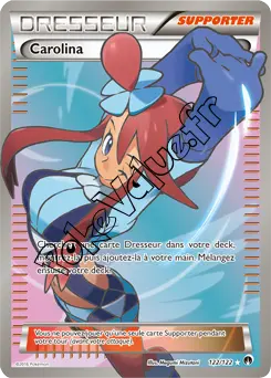 Carte Pokémon Carolina n°122 de la série Rupture Turbo