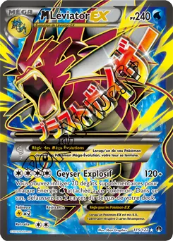 Carte Pokémon MLéviator EX  n°115 de la série Rupture Turbo