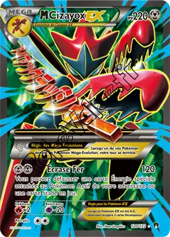 Carte Pokémon MScizor EX  n°120 de la série Rupture Turbo
