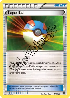 Carte Pokémon Super Ball n°100 de la série Rupture Turbo