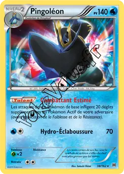 Carte Pokémon Empoleon  n°38 de la série Impulsion Turbo
