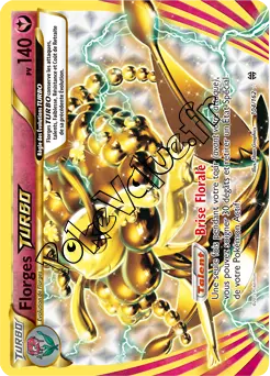 Carte Pokémon Florges BREAK  n°104 de la série Impulsion Turbo