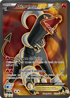 Carte Pokémon Houndoom EX  n°153 de la série Impulsion Turbo