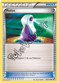 Carte Pokémon Potion n°100 de la série Noir et Blanc