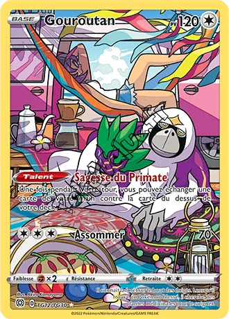 Carte Pokémon Gouroutan  n°TG12 de la série Stars Étincelantes