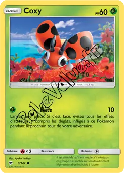 Carte Pokémon Coxy n°9 de la série Ombres Ardentes