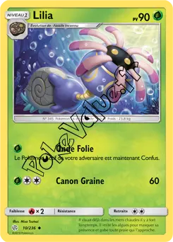 Carte Pokémon Lilia n°10 de la série Éclipse Cosmique