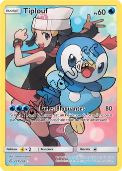 Carte Pokémon Tiplouf n°239 de la série Éclipse Cosmique