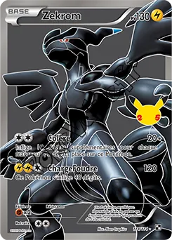 Carte Pokémon Zekrom  n°BLW 114 de la série Célébrations