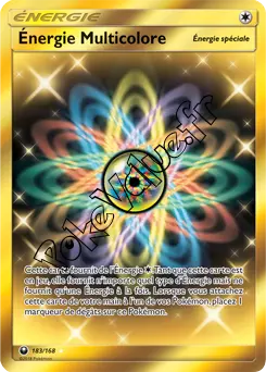 Carte Pokémon Énergie Multicolore n°183 de la série Tempête Céleste