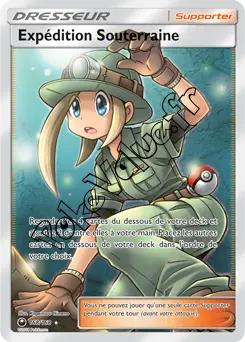 Carte Pokémon Expédition Souterraine n°168 de la série Tempête Céleste
