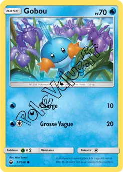 Carte Pokémon Gobou n°33 de la série Tempête Céleste