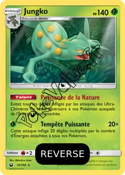 Carte Pokémon Jungko Reverse n°10 de la série Tempête Céleste