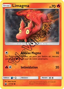 Carte Pokémon Limagma  n°23 de la série Tempête Céleste