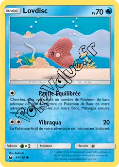 Carte Pokémon Lovdisc n°44 de la série Tempête Céleste