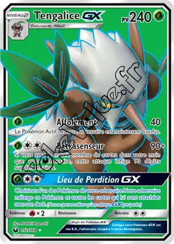 Carte Pokémon Tengalice GX n°152 de la série Tempête Céleste