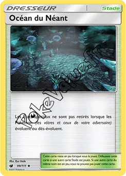 Carte Pokémon Océan du Néant n°99 de la série Invasion Carmin