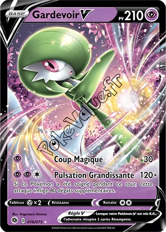 Carte Pokémon Gardevoir V n°16 de la série La Voie du Maître