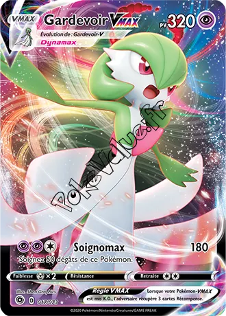 Carte Pokémon Gardevoir VMAX n°17 de la série La Voie du Maître