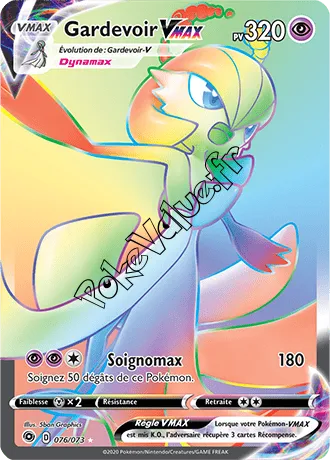 Carte Pokémon Gardevoir VMAX n°76 de la série La Voie du Maître