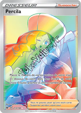 Carte Pokémon Percila n°213 de la série Règne de Glace