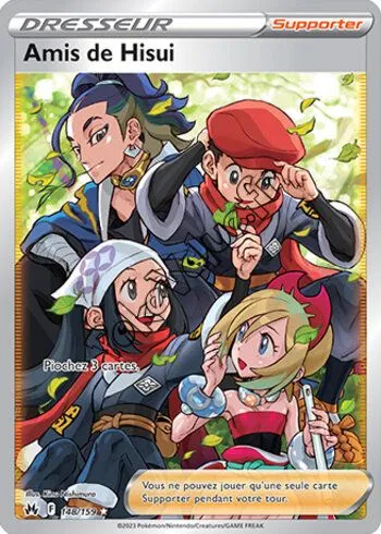 Carte Pokémon Amis de Hisui n°148 de la série Zénith Suprême