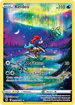 Carte Pokémon Keldeo  n°GG07 de la série Zénith Suprême