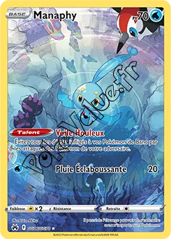 Carte Pokémon Manaphy  n°GG06 de la série Zénith Suprême