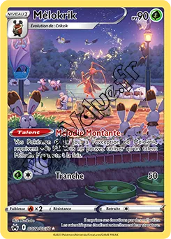 Carte Pokémon Mélokrik  n°GG02 de la série Zénith Suprême