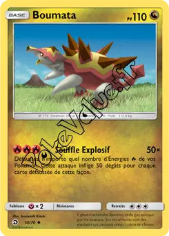 Carte Pokémon Boumata n°50 de la série Majesté des Dragons