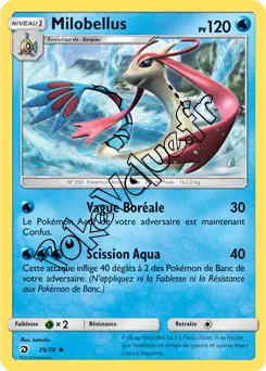 Carte Pokémon Milobellus n°29 de la série Majesté des Dragons