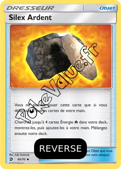 Carte Pokémon Silex Ardent Reverse n°60 de la série Majesté des Dragons