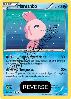 Carte Pokémon Mamanbo Reverse n°37 de la série Dragons Exaltés