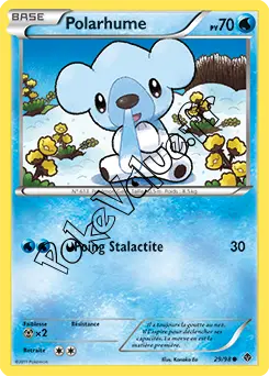 Carte Pokémon Polarhume  n°29 de la série Pouvoirs Émergents