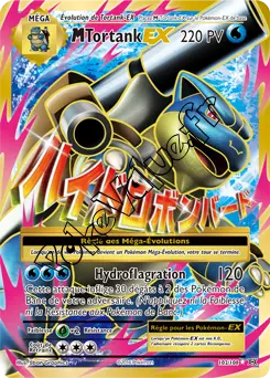 Carte Pokémon MBlastoise EX  n°102 de la série Évolutions