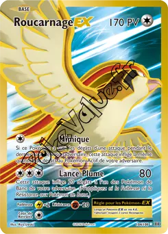 Carte Pokémon Pidgeot EX  n°104 de la série Évolutions